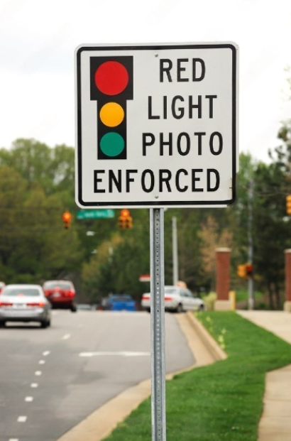 check red light camera fine